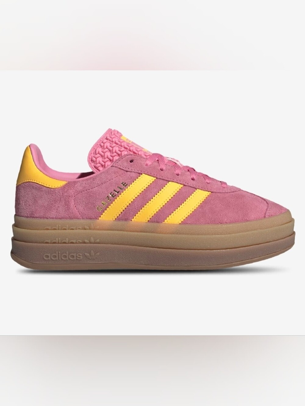 Adidas Originals Gazelle Bold Woman Sneaker Size 8.5 (No Box)Pink Platform